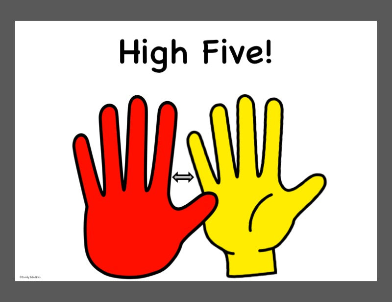 Hand Signal Posters For Non-Verbal Greetings | Freebie – Socially ...