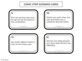 PERSPECTIVE TAKING and PROBLEM SOLVING Activity | Comic Strip Style | Color Version For 3rd-5th Grade