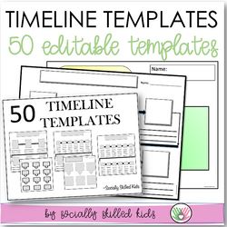 Timeline Templates | 50 Differentiated Templates