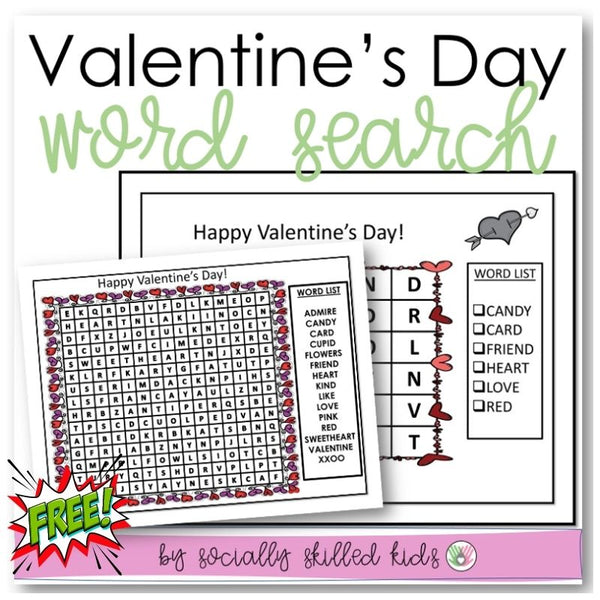 Valentine's Day Word Search | Freebie