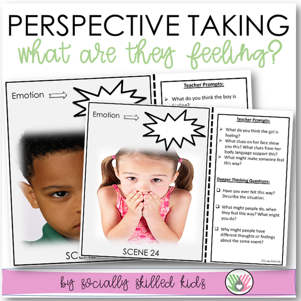 Perspective Taking Photo Activity Cards | Set 3 | What Are They Feeling?