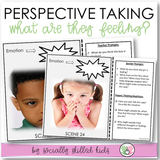 Perspective Taking Photo Activity Cards | Pack 2 | What Are They Feeling? & What Message Are They Sending?