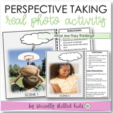 Perspective Taking Photo Activity Cards | Set 1 | What Are They Thinking?